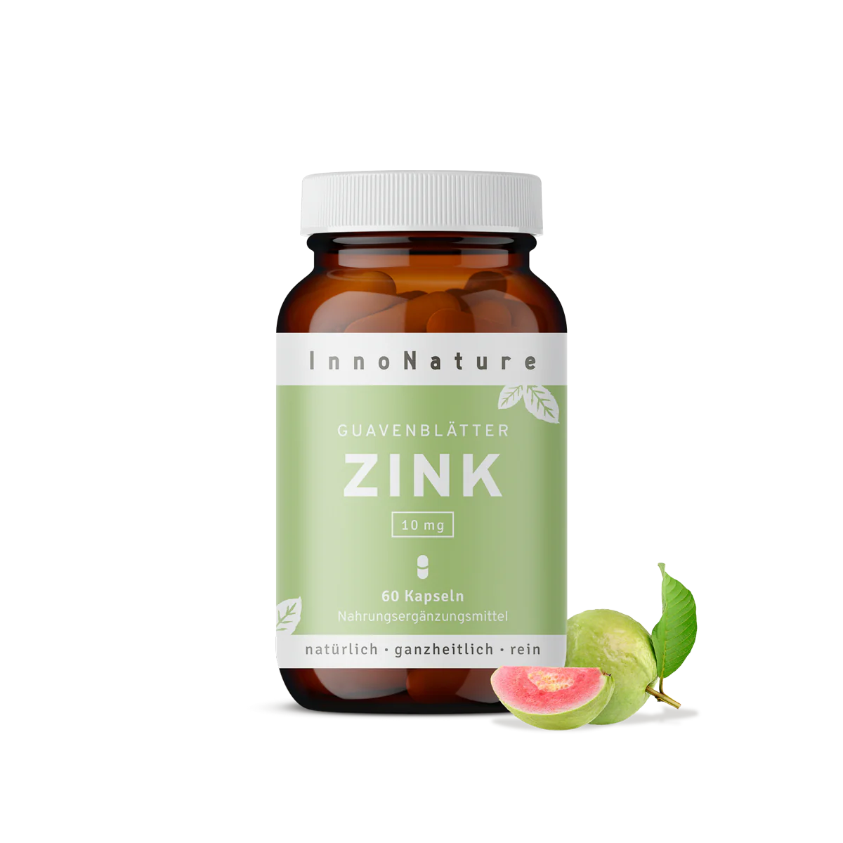 InnoNature Zinc Capsules: Guava Leaves 60 Capsules